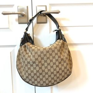Gucci GG Monogram Canvas Full Moon Hobo Bag